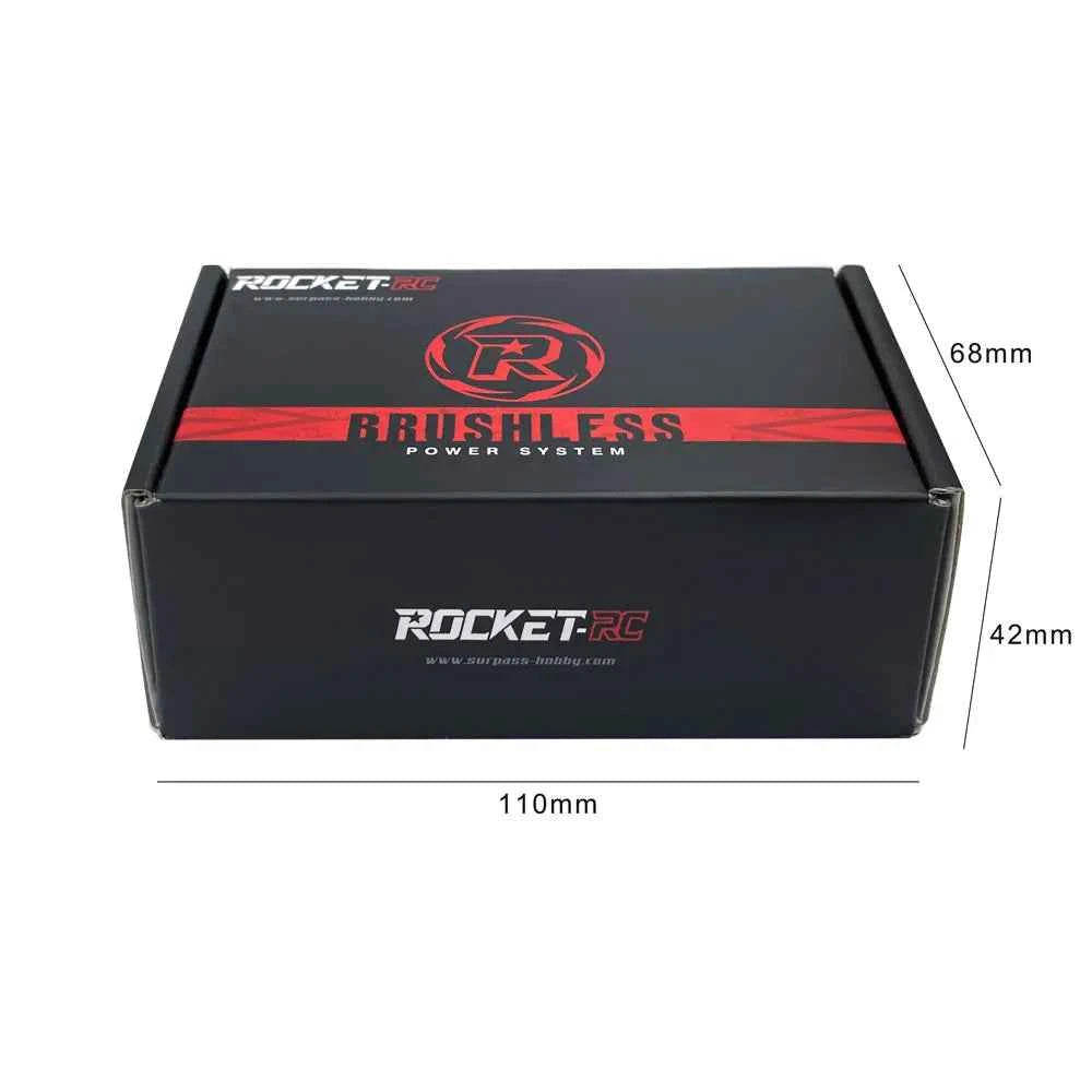 ROCKET-RC 100A ESC Sensored Brushless Electric Speed Controller 2-3S for 1/10 RC Drift Car 380/390/540 Sensored Brushless Motor
