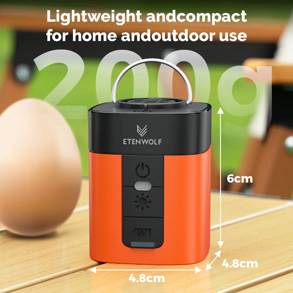 ETENWOLF AIR 3S Wireless Electric Air Pump 1300mAh Camping Light Small Inflator Deflator Outdoor Pump Pool Floats Sleeping Pads    Home Decor Supply | Online Retail | ShoreShopper.com