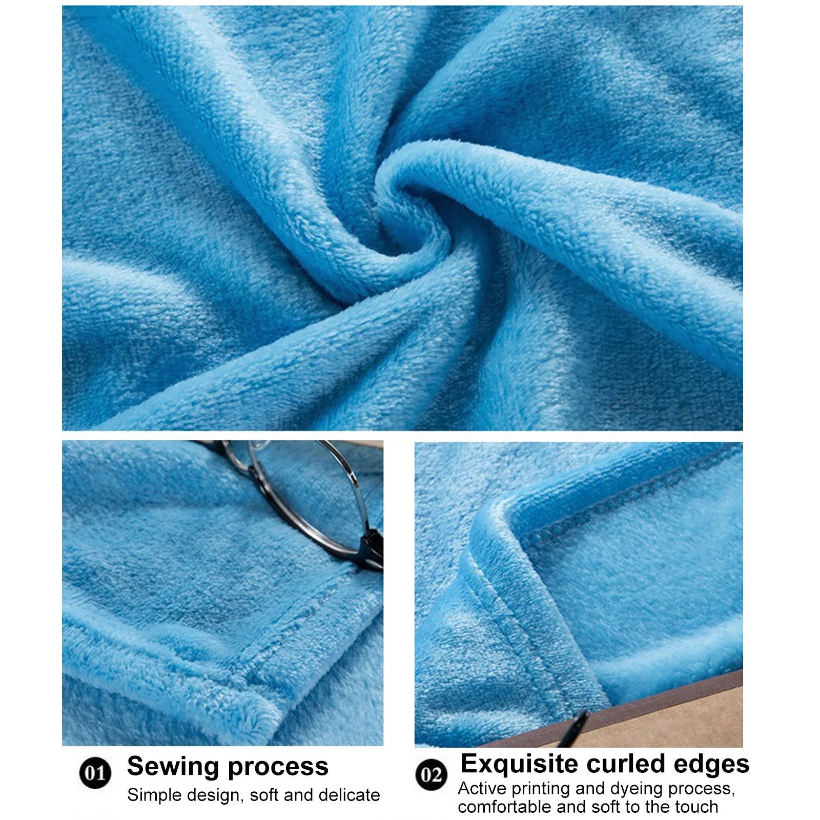 Soft Fuzzy Fleece Throw Blanket Twin Colorful Luxury Warm Cozy Couch Blanket Plush Microfiber Blanket For Bed Sofa Travel    Your Coastal Marketplace | Shoreshopper.com