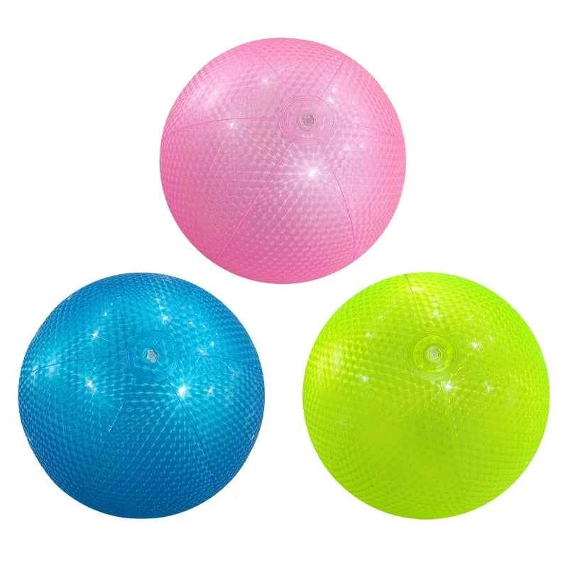 1pc Colorful Pearl Beach Ball Inflatable Beach Ball, Suitable For Beach Pool Party Games