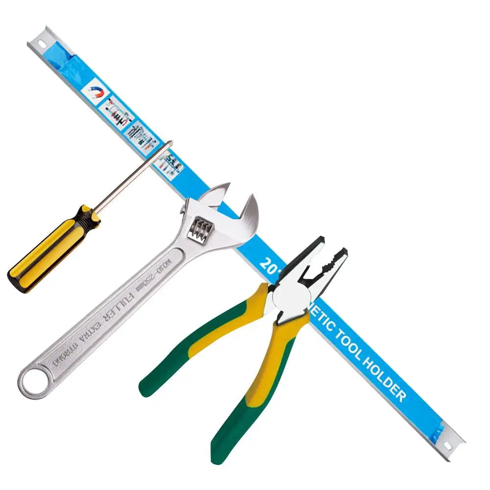 Magnetic Tool Holder Heavy Duty Tool Bar Space Saving Metal Organizer Rack Tool For Workshop Garage Home 8,12,18,20inch    Home Decor Supply | Online Retail | ShoreShopper.com