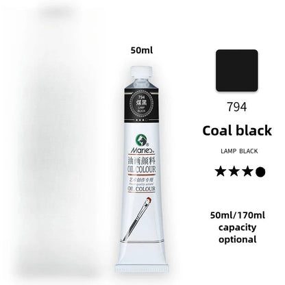 Maries Oil Paint 50ML Oil Painting Art Creation Pigment Large Oil Paint Paint Single Commonly Used 24 Colors    Home Decor Supply | Online Retail | ShoreShopper.com