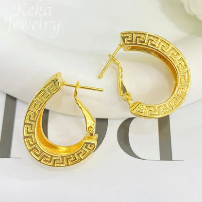 Dubai Golden Jewelry Sets for Women Luxury Italian Bridal Necklace Pendant Earrings Wedding Party Accessories Lady Gifts    Home Decor Supply | Online Retail | ShoreShopper.com