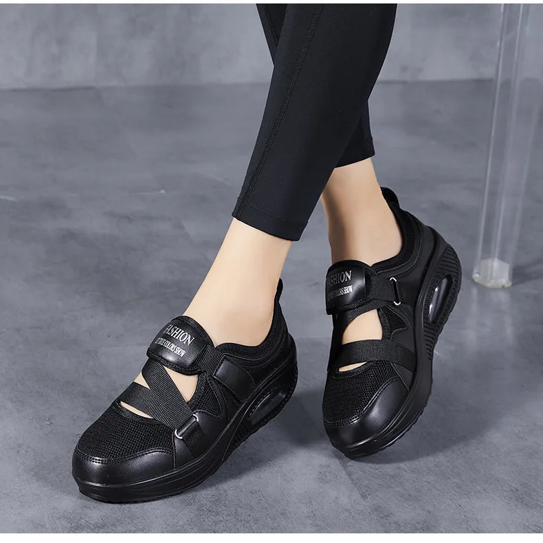 Women's Shoes 2022 Fashion Breathable Wedge Air Sneakers Lightweight Platform Sport Shoes Summer Woman Vulcanize Shoes    Your Coastal Marketplace | Shoreshopper.com