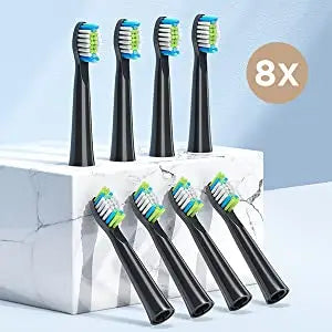 Fairywill Sonic Electric Toothbrush E11 Waterproof USB Charge Rechargeable Electric Toothbrush 8 Brush Replacement Heads Adult - ShoreCo.Shop