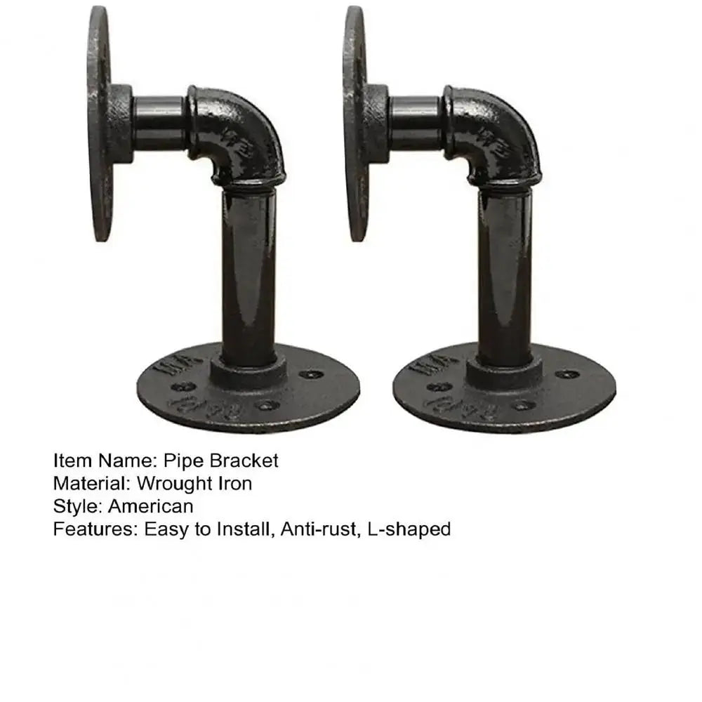 Replacement Heavy Duty Floating Shelf Brackets Black Coated Metal Cast Iron Shelves Brackets Wall Mount Wall Shelf Support    Home Decor Supply | Online Retail | ShoreShopper.com