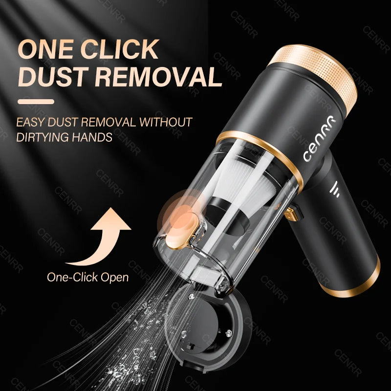 CENRR 2026 Car Vacuum Cleaner Mini 998000PA Cordless Powerful for Home Handheld Blower Car Cleaner Portable Car Vacuum Cleaner - ShoreCo.Shop