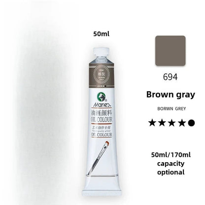 Maries Oil Paint 50ML Oil Painting Art Creation Pigment Large Oil Paint Paint Single Commonly Used 24 Colors    Home Decor Supply | Online Retail | ShoreShopper.com