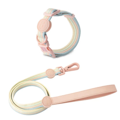 Durable Dog Collar Leash Set Adjustable Pet Collar For Small Medium Dogs Fashionable Dog Collar and Leash Set Pet supplies - ShoreCo.Shop