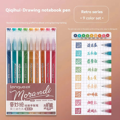 Languo 27-207 Colors Of One Set Drawing Handbook Pens Student DIY Graffiti Multi-Color Gel Pen Writing Marker Stationery    Home Decor Supply | Online Retail | ShoreShopper.com