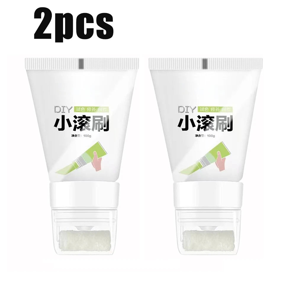 100g White Pink Wall Small Roller Brush Paint Interior Wall Repair Household Wall Graffiti Repair Environmental Protection Paint    Home Decor Supply | Online Retail | ShoreShopper.com