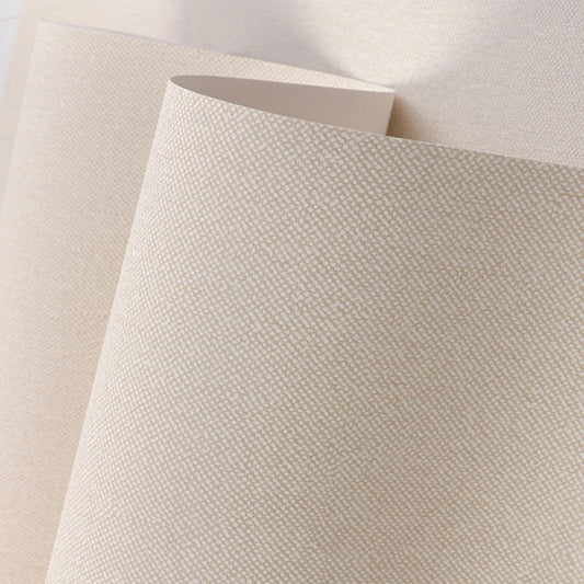 Modern Nordic Linen Textured Wallpaper – Eco-Friendly Non-Woven Solid Color Wall Covering - ShoreCo.Shop