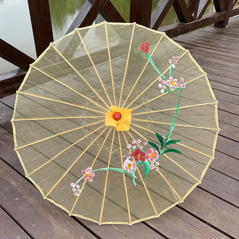 Transparent Silk Umbrella Dance Craft Umbrella Photography Decoration Ceiling Ancient Costume Prop Umbrella Women Hanfu Cosplay    Your Coastal Marketplace | Shoreshopper.com