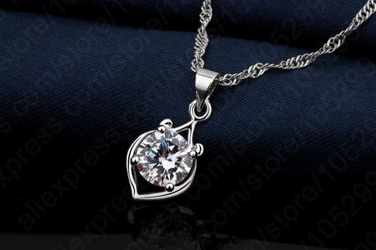 Charming Luxury Elegant Rhinestone Pendant Jewelry Set Include 925 Sterling Silver Necklace/Earring Sets    Home Decor Supply | Online Retail | ShoreShopper.com