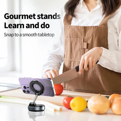 Car Mount Electric Vacuum Magnetic Holder Foldable Strong Suction Stand For Cell Phone For iphone 12 13 14 15 16 Live Streaming    Home Decor Supply | Online Retail | ShoreShopper.com