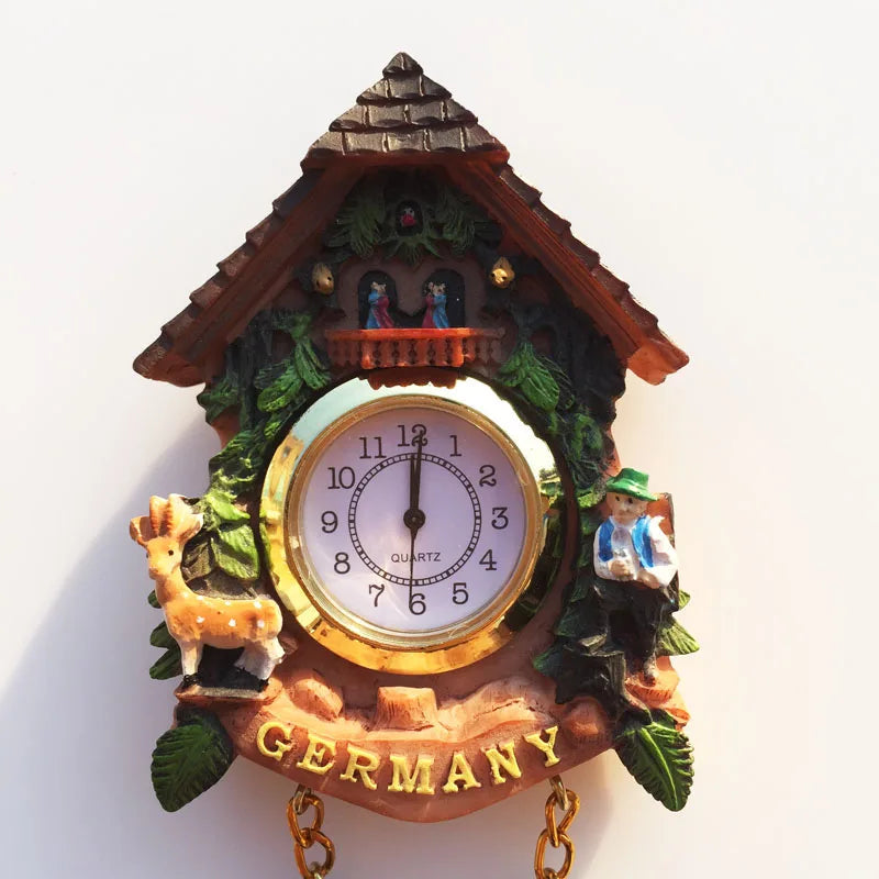 ‌German 3D Cuckoo Clock Wooden House Pine Cone Fridge Magnet, Travel Souvenir, Home Decor, Creative Gift, Strong Magnetic    Home Decor Supply | Online Retail | ShoreShopper.com