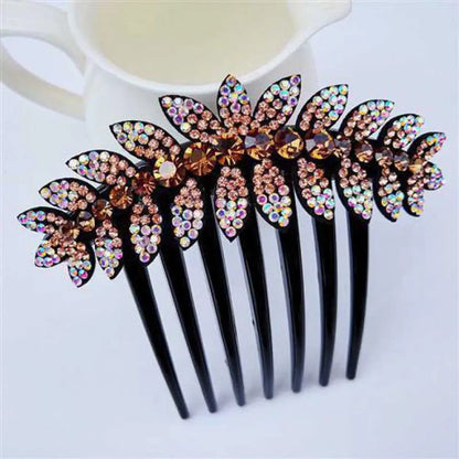 Headwear Elegant For Girls Ponytail Holder Flower Leaves Women Hair Comb Hair Claws Korean Barrettes Hair Clips    Your Coastal Marketplace | Shoreshopper.com