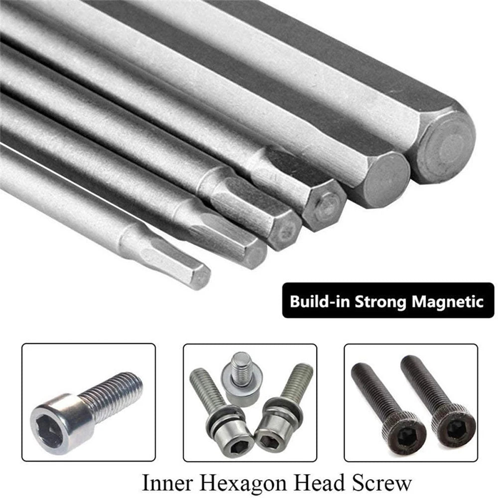 8pcs 100mm Hex Head Allen Wrench Drill Bits Set SAE Metric Allen Electric Hexagonal Bit Screwdriver Socket Bit Power Tool Parts    Home Decor Supply | Online Retail | ShoreShopper.com