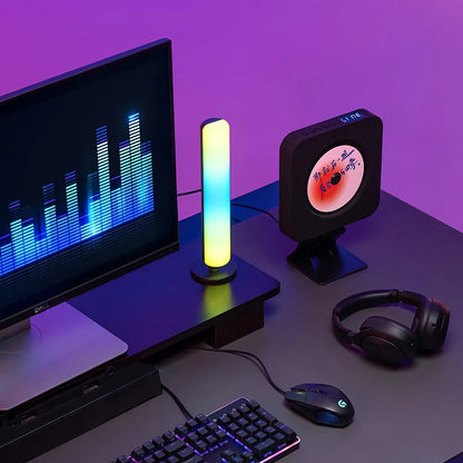 RGB Pickup Light Music Rhythm Lights Upgraded USB Rechargeable Model Christmas Decoration Desktop RGB Light Bar Music Rhythm - ShoreCo.Shop