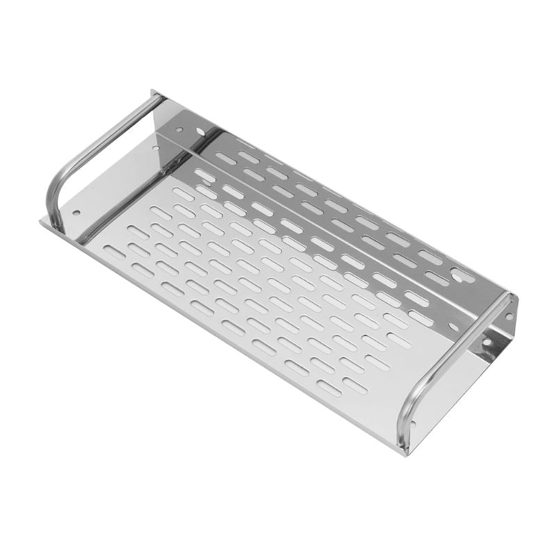 Stainless Steel Kitchen Bathroom Shelf Wall-mounted Storage Rack Single Layer    Home Decor Supply | Online Retail | ShoreShopper.com