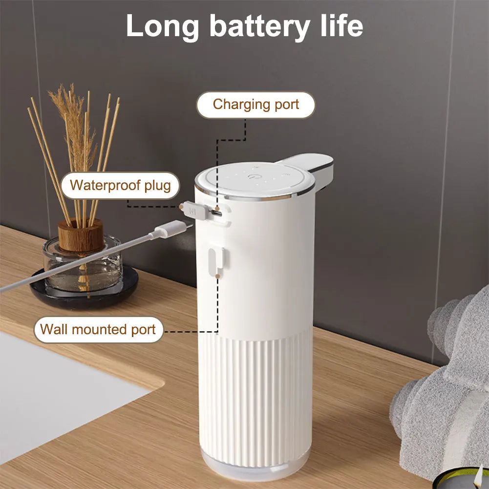 Automatic Soap Dispenser Touchless Foaming Soap Dispenser 400ml USB Rechargeable Electric Foam/Gel Soap Dispenser    Home Decor Supply | Online Retail | ShoreShopper.com