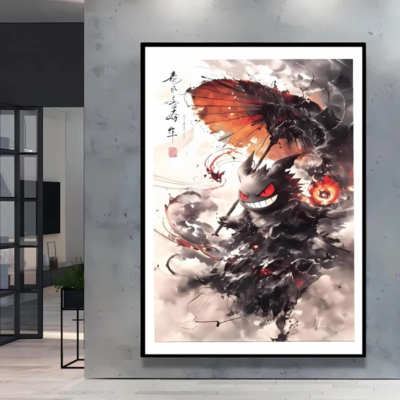 High Quality Pokemon Arcanine Pikachu Wall Painting with Unique Designs and Gorgeous Colors Adding A Touch of Brightness To Wall    Home Decor Supply | Online Retail | ShoreShopper.com