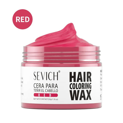 SEVICH Hair Colour Wax Temporary DIY Hair Coloring Wax One-Time Long Lasting Hair Dye Mud Cream Christmas Hair Styling Products - ShoreCo.Shop
