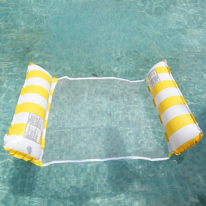 Swimming Pool Loungers, Inflatable Float Beds, Foldable Striped Swimming Floats, Pool Parties, Beach Accessories    Your Coastal Marketplace | Shoreshopper.com