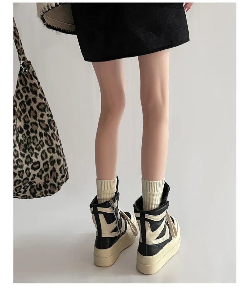 Shoes for Women Women's Ankle Boots Trendy Retro High-top Women's Shoes Fashion Casual Chunky Platform Luxury Designer Sneakers    Your Coastal Marketplace | Shoreshopper.com