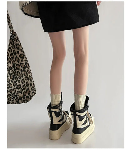 Shoes for Women Women's Ankle Boots Trendy Retro High-top Women's Shoes Fashion Casual Chunky Platform Luxury Designer Sneakers    Your Coastal Marketplace | Shoreshopper.com