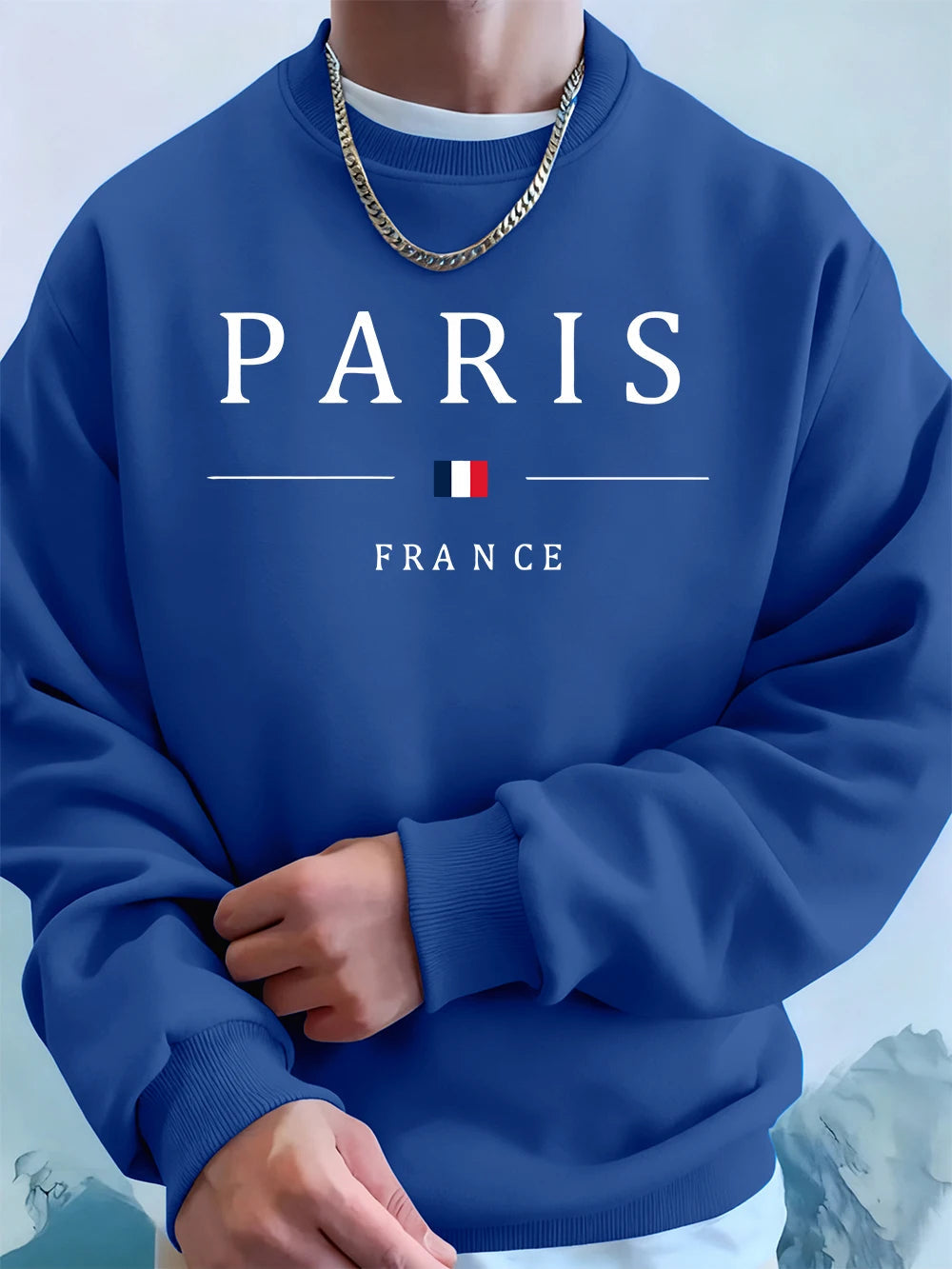 Paris France Flag Printing Men'S Hoodies Autumn Oversize Sweatshirt Hip Hop Crewneck Fleece Warm Streetwear Street Men Clothes    Home Decor Supply | Online Retail | ShoreShopper.com