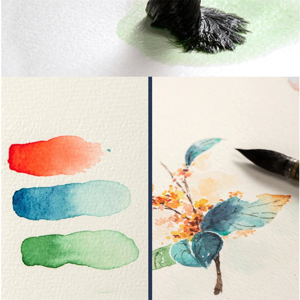 A4 30 Pages Paper Watercolor Book Hand-painted painting Book Fine Lines Water-Solube Color Art Supplies    Home Decor Supply | Online Retail | ShoreShopper.com