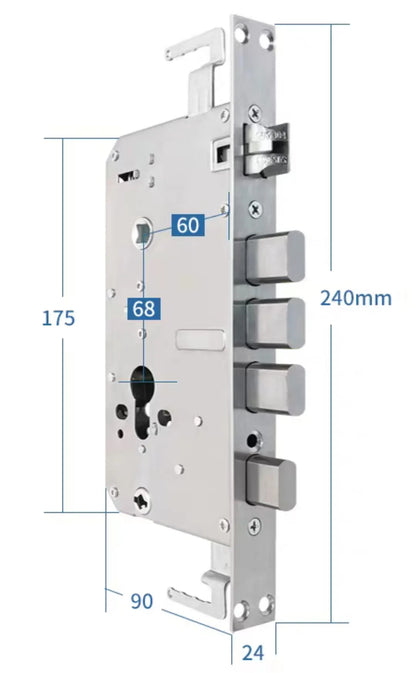 3D Face Recognition Unlock Digital Door Lock With Camera FIngerprint Password Unlock Keyless Electronic Door Lock - ShoreCo.Shop