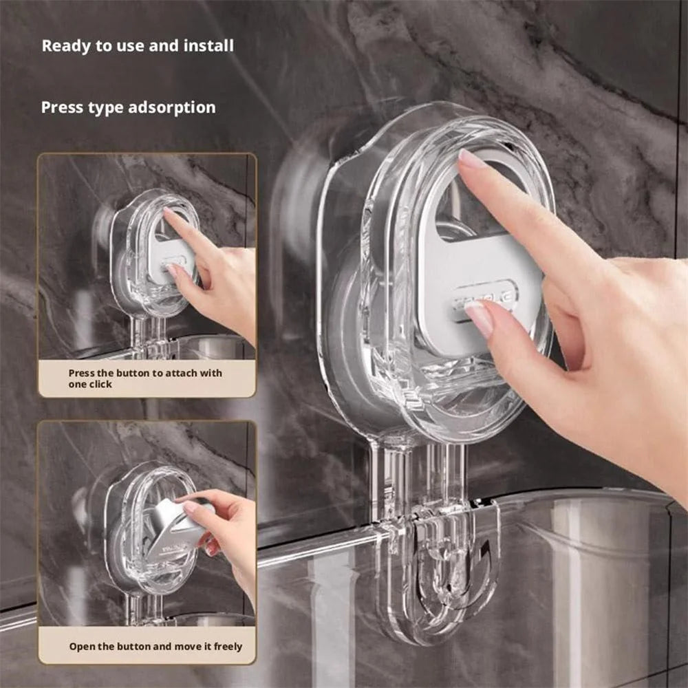 Multi-functional Bathroom Shelf with Suction Cup No Drilling Needed Shower Caddy for Shampoo Conditioner Soap Razors kitchen ﻿    Home Decor Supply | Online Retail | ShoreShopper.com