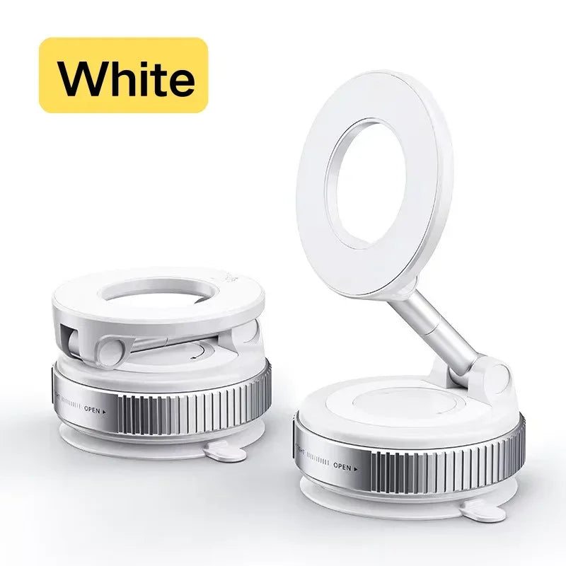 Car Mount Electric Vacuum Magnetic Holder Foldable Strong Suction Stand For Cell Phone For iphone 12 13 14 15 16 Live Streaming    Home Decor Supply | Online Retail | ShoreShopper.com