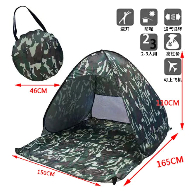 Hot Sale Quick Automatic Beach Tent Outdoor Beach Shade Sun Shelter Tent UPF50+ Portable Beach Canopy For Camping Fishing    Your Coastal Marketplace | Shoreshopper.com