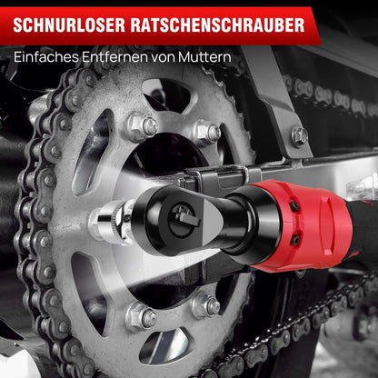 12V High-Torque 90°Cordless Electric Ratchet Wrench Set 3/8'' Angle Wrench with 2Durable 1500mAh Lithium-Ion Batteries,7 Sockets    Home Decor Supply | Online Retail | ShoreShopper.com