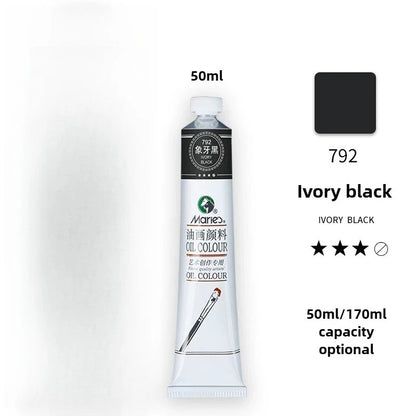 Maries Oil Paint 50ML Oil Painting Art Creation Pigment Large Oil Paint Paint Single Commonly Used 24 Colors    Home Decor Supply | Online Retail | ShoreShopper.com