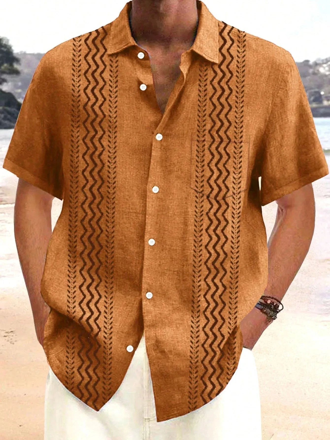 The 2025 summer new men's short-sleeved shirt is a casual and fashionable 3D printed streetwear    Home Decor Supply | Online Retail | ShoreShopper.com
