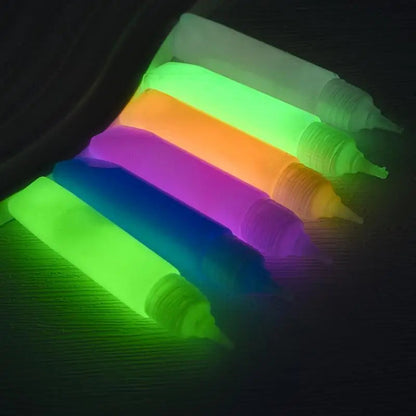 6ml/pc Luminous Pigment Paint Bright Fluorescent Paint Glow In Dark Acrylic Painting Water Color Artwork Party    Home Decor Supply | Online Retail | ShoreShopper.com