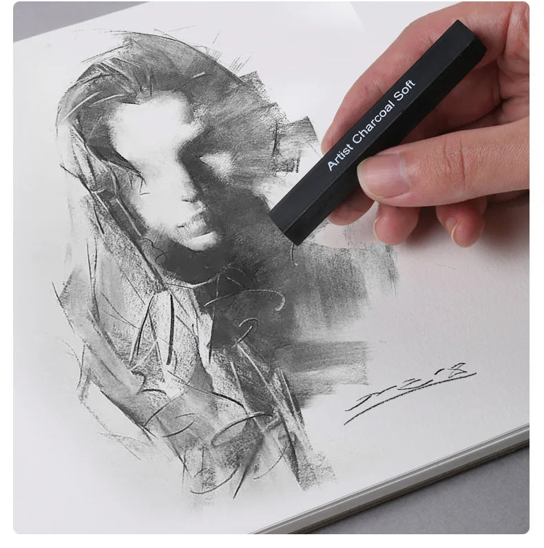 6pcs Set Square Sketch Carbon Stick Compressed Carbon Bar Drawing Carbon Pen Artist Drawing Carbon Bar Carbon Bar Art Supplies    Home Decor Supply | Online Retail | ShoreShopper.com