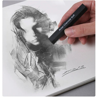 6pcs Set Square Sketch Carbon Stick Compressed Carbon Bar Drawing Carbon Pen Artist Drawing Carbon Bar Carbon Bar Art Supplies    Home Decor Supply | Online Retail | ShoreShopper.com