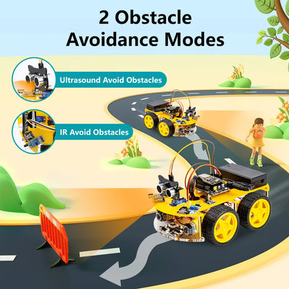 ESP32 Smart Robot Car Kit  Remote Control Car for Arduino Programming Project STEM Education Science Coding Kit - ShoreCo.Shop