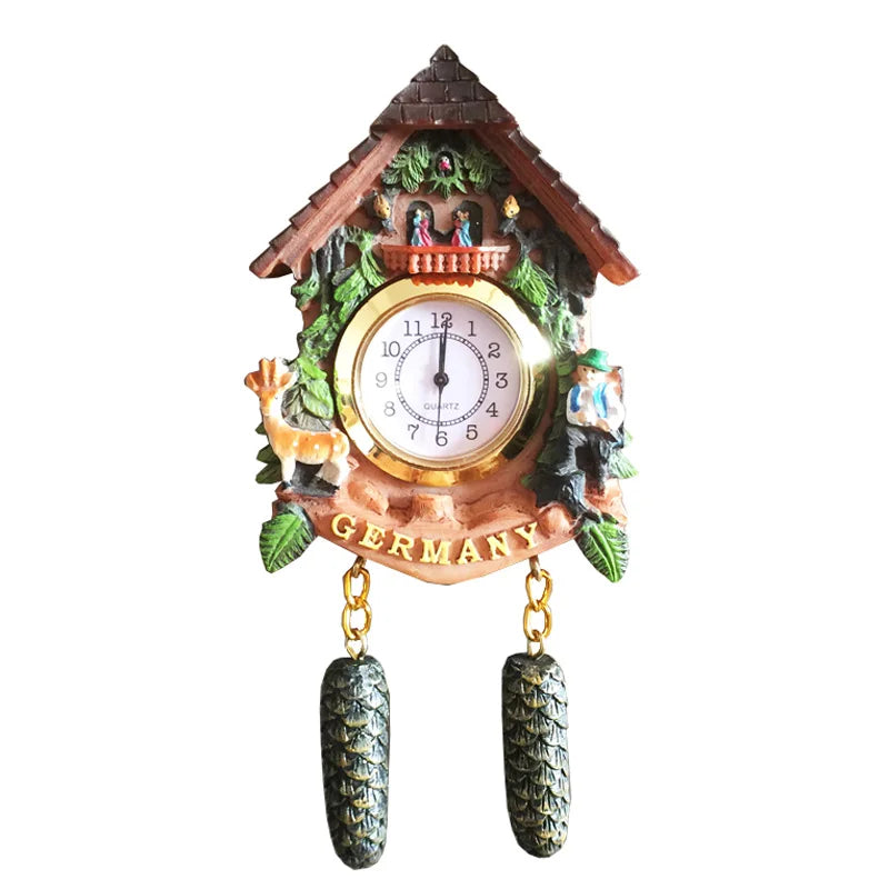 ‌German 3D Cuckoo Clock Wooden House Pine Cone Fridge Magnet, Travel Souvenir, Home Decor, Creative Gift, Strong Magnetic    Home Decor Supply | Online Retail | ShoreShopper.com