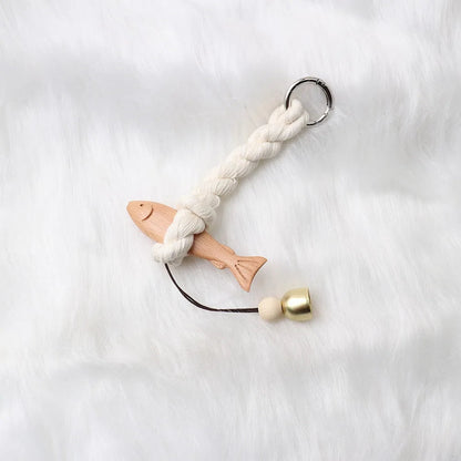 Marine Beach Themed Wood Fish Sculpture with Bell Handcrafted Fish Wall Hanging Decor Hand Carved Rustic    Your Coastal Marketplace | Shoreshopper.com