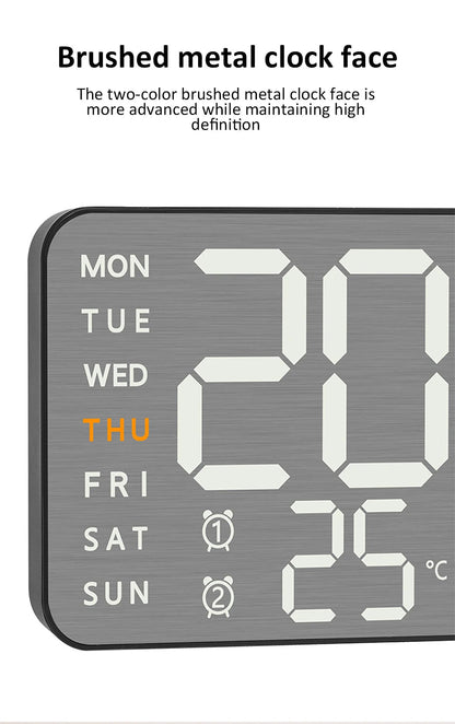 Mirror Brushed Finish Wall Clock Premium Modern Home Wall Clock    Home Decor Supply | Online Retail | ShoreShopper.com