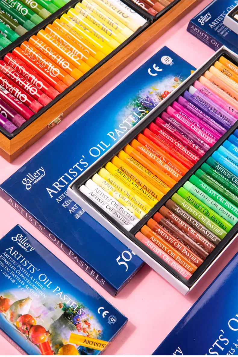 Artists' Soft Oil Pastels, Professional Set of 12/25/48 Assorted Color, Water-Soluble Non-toxic Drawing Supplies    Home Decor Supply | Online Retail | ShoreShopper.com