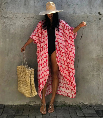 Beach Dress Tunic Cover up Embroidery Kaftan Saida de Praia Women Bikini Cover-up Pareo Sarong Beachwear    Your Coastal Marketplace | Shoreshopper.com