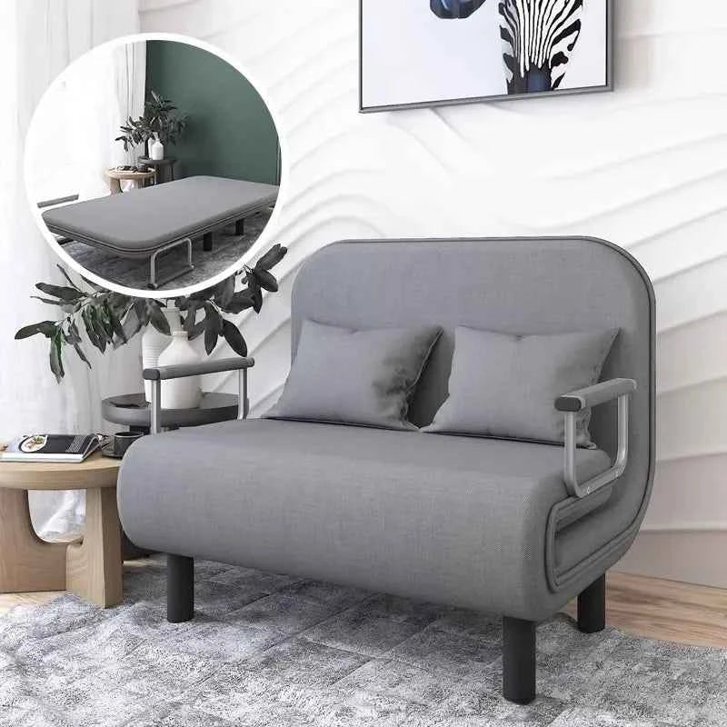 Modern folding sofa bed apartment small apartment simple single and double folding sofa with armrest