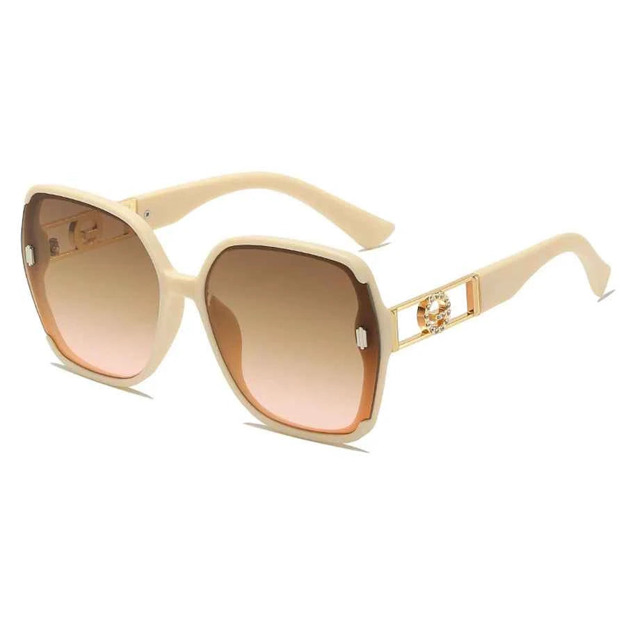 Fashion Square Frame Sunglasses Anti-UV Travel Accessories Popular Sunglasses Beach Eye Protection Shades Glasses Summer Decor